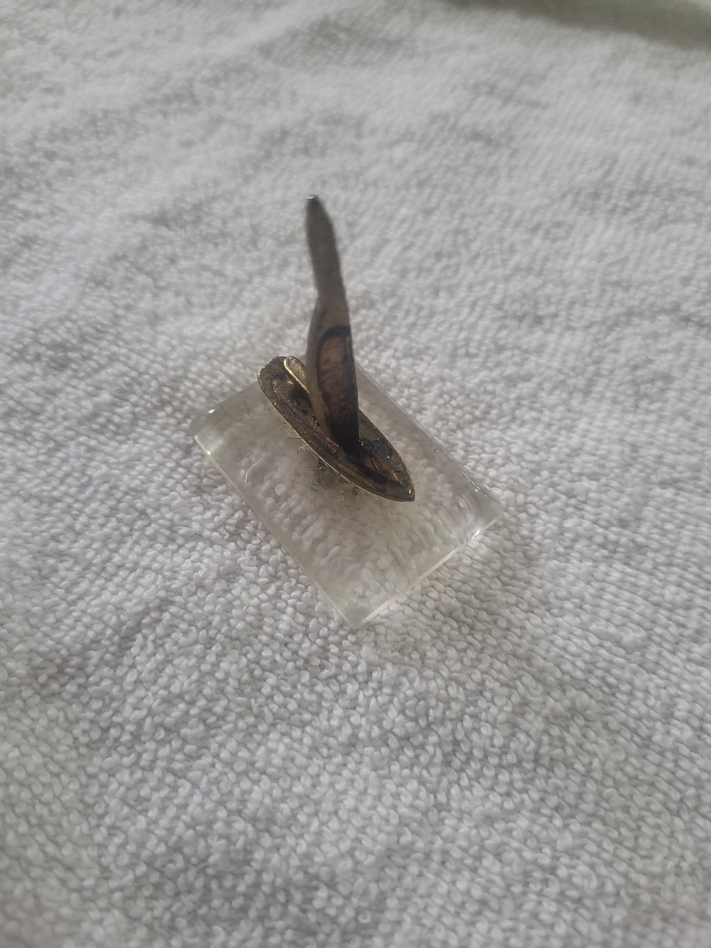 Old Vtg Brass Sail Boat Nautical Decor Sailing Desk Ornament Paperweight